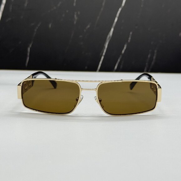NEW VERSACE VE2257 1002/73 SUNGLASSES MOD 2257 GOLD UNISEX EYEWEAR VE2257 100273 main image 4